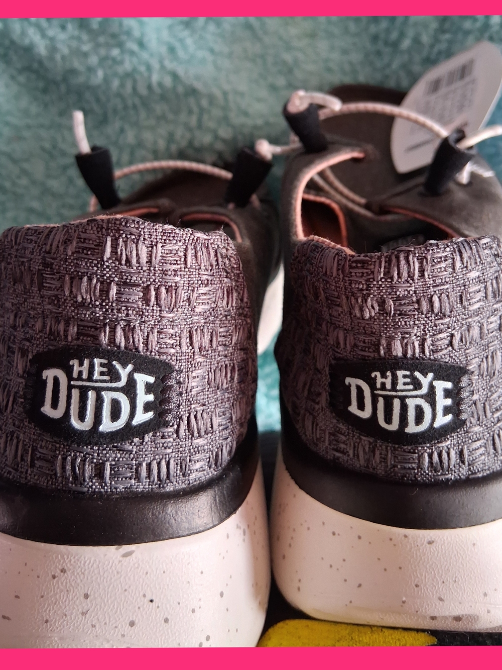 Hey Dude Wally Linen-Style Women's Casual Shoes - Gray - Picture 5 of 6